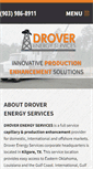 Mobile Screenshot of droverenergy.com